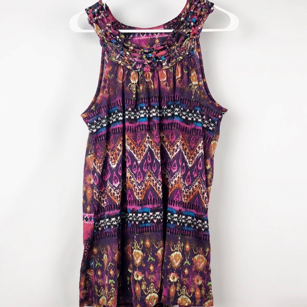 Faded Glory | Boho Sleeveless Top